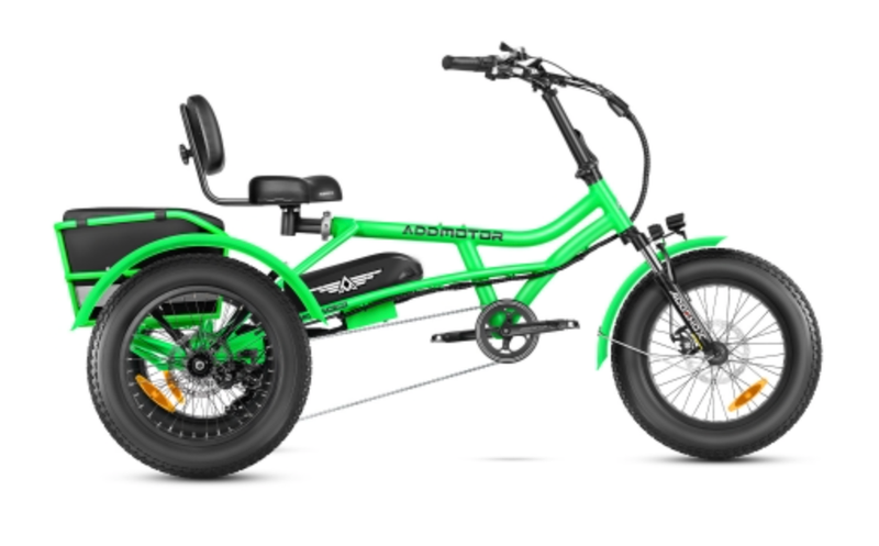 Addmotor Arisetan II M-360 MINI 2024 Semi-Recumbent E-trike - Green