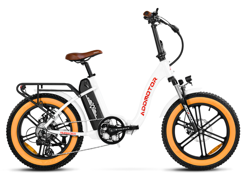 Addmotor Foldtan M-140 Folding Fat Tire E-Bike - White