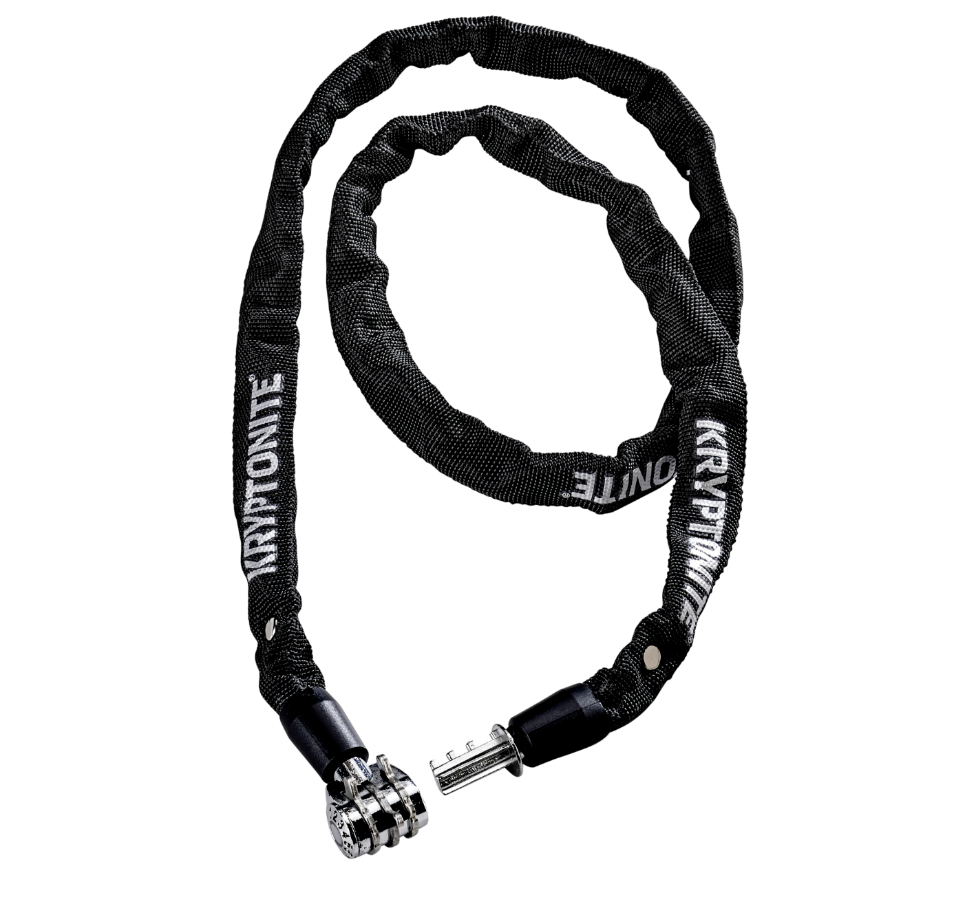 Kryptonite Keeper 411 Chain Lock with Combination: Black, 4 x 110cm