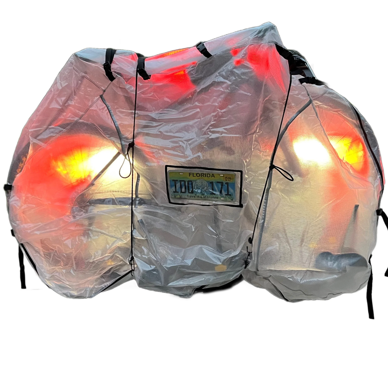 BiKase Dual or Single Ebike Cover Adjustable for 1 or 2 Bikes