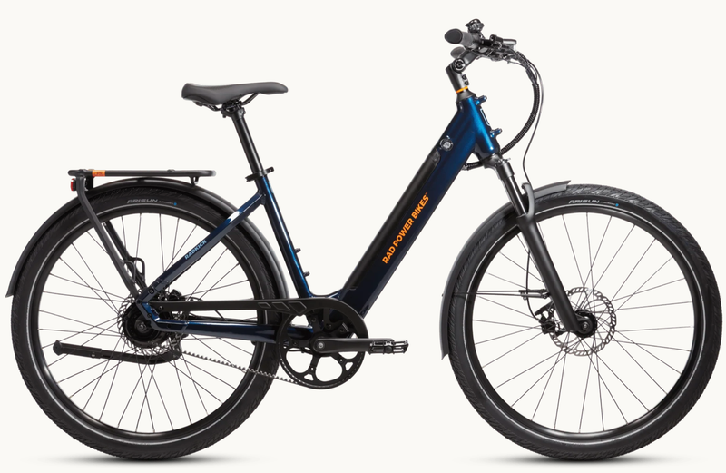 Rad Power RadKick Belt Drive Electric Lightweight Bike - Midnight Blue