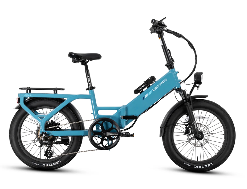 Lectric XP4 750 Step-Thru Long Range - Raindrop Blue
