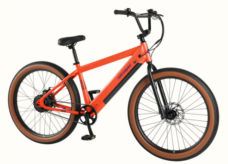 Retrospec Joe Rev BMX Electric Bike Chili Pepper 48V/750W