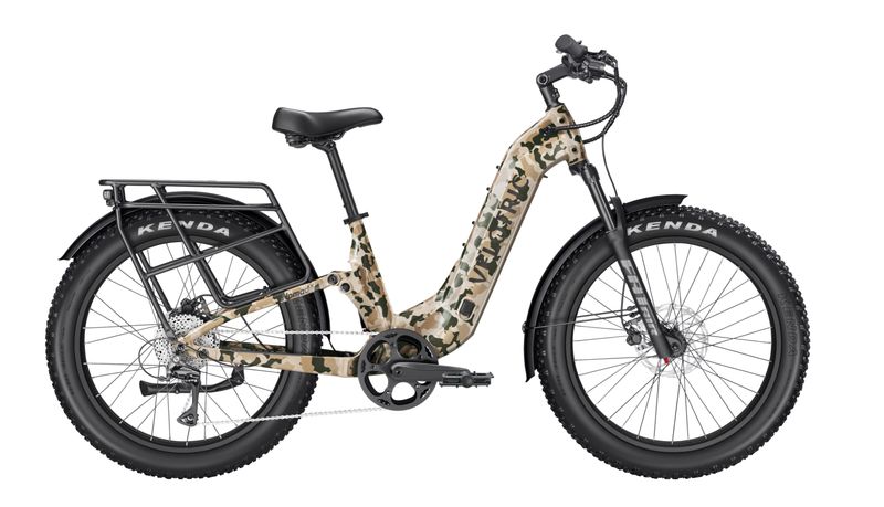 Velotric Nomad 2X Full Suspension Fat Tire Ebike Step Thru - Regular Camo