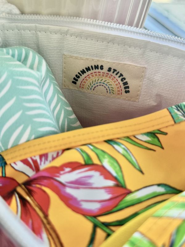 Beginning Stitches Water Resistant Pouch