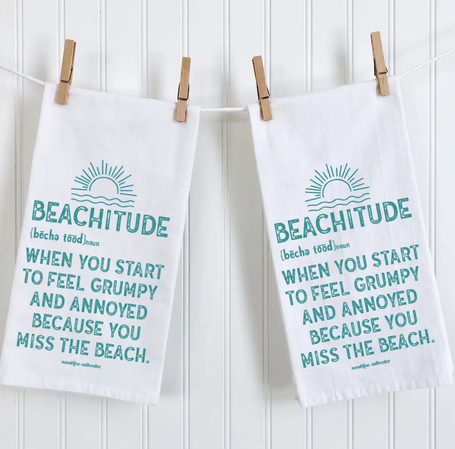 Beachitude Tea Towel