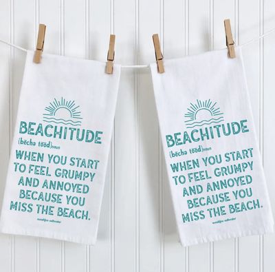 Beachitude Tea Towel