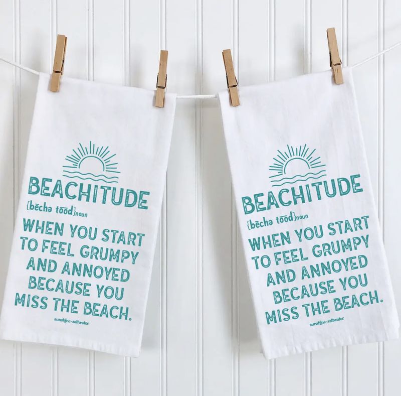 Beachitude Tea Towel