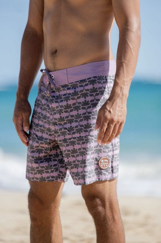 Men&#39;s Townshort Boardshorts in 70s Naupaka