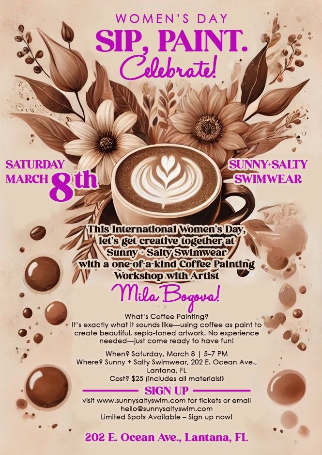 ☕ Sip, Paint, Celebrate! ☕