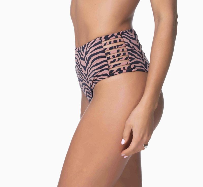 Wild &amp; Fierce High-Waisted Bikini Bottom