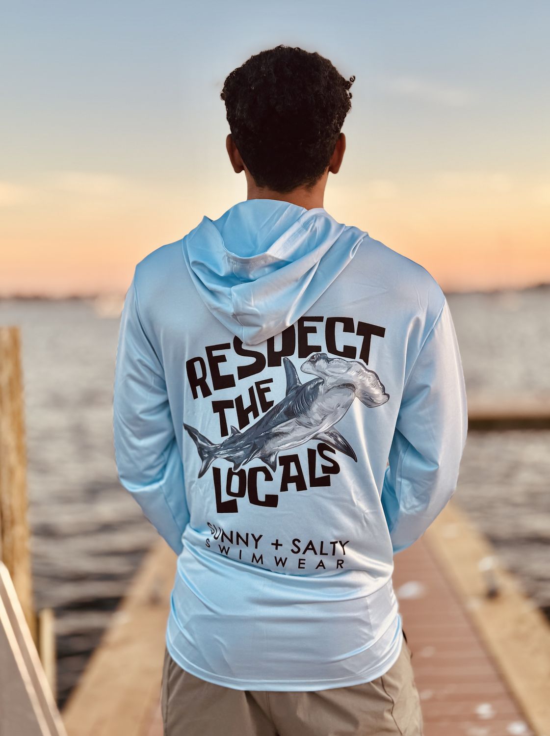 &quot;Respect the Locals&quot; Hammerhead UPF Shirt - Hammerhead Edition