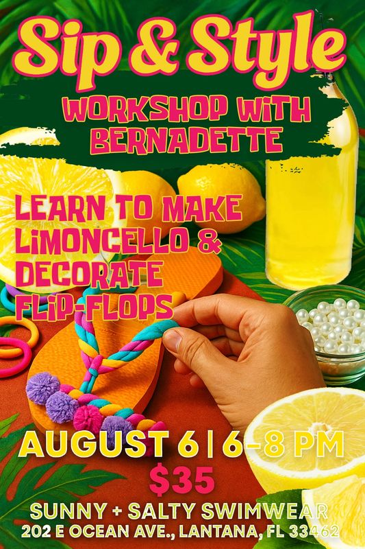 Sip &amp; Style Workshop with Bernadette
