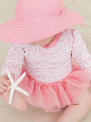 By the Seaside Tulle Rash Guard