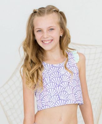 Girls Magical Mermaid Racerback Flutter Tankini