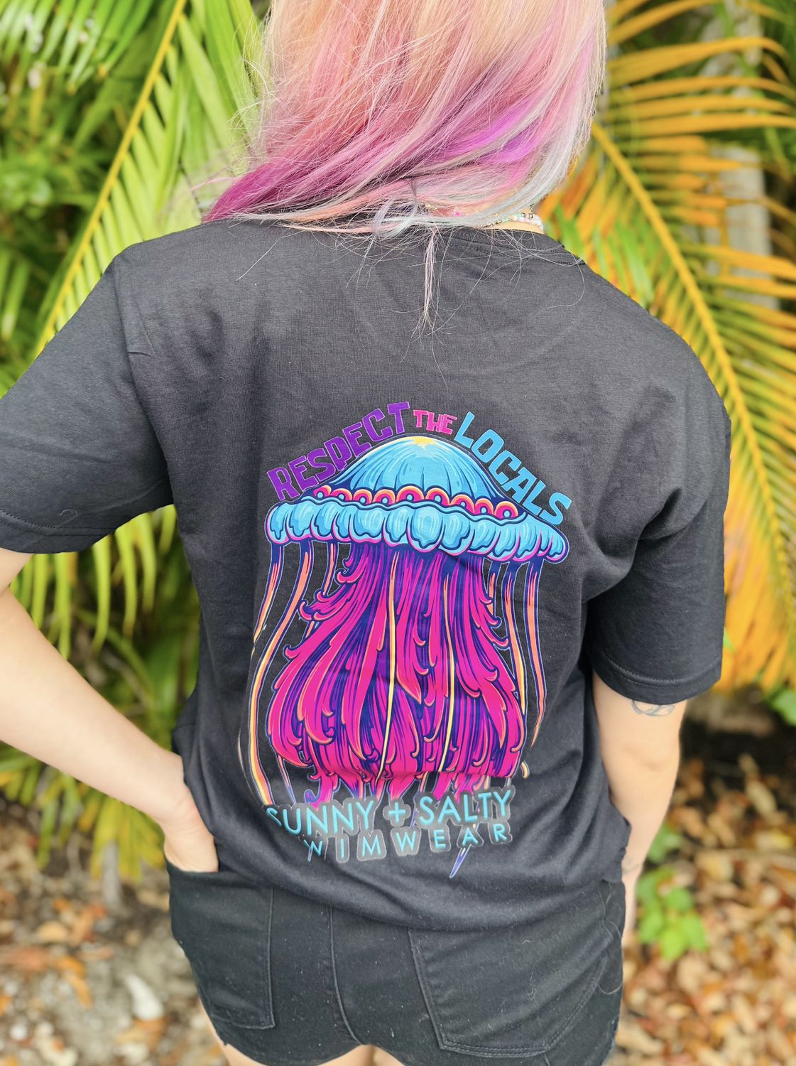 Respect the Locals Tee – Jellyfish Edition