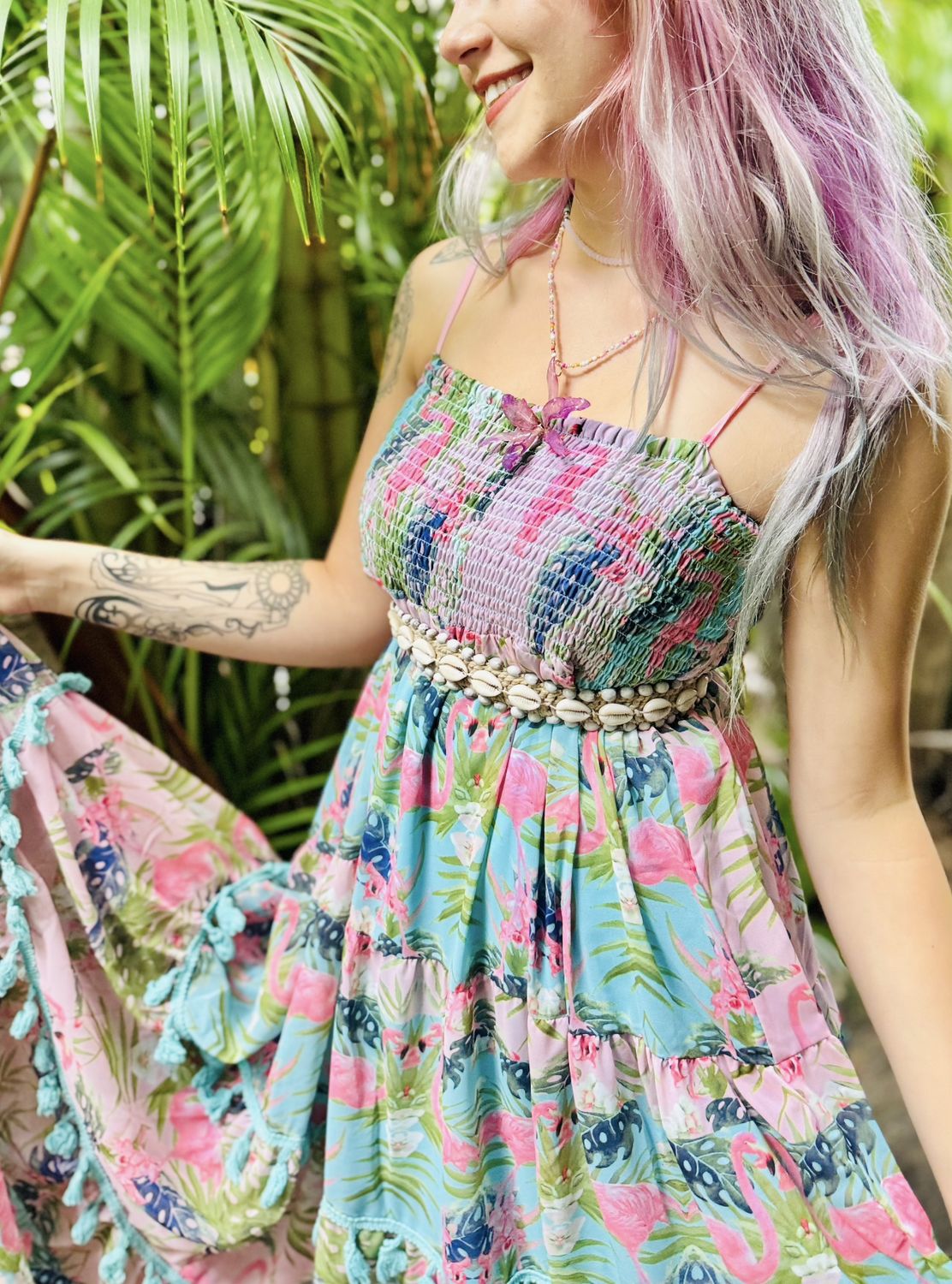Flamingo Resort Dress