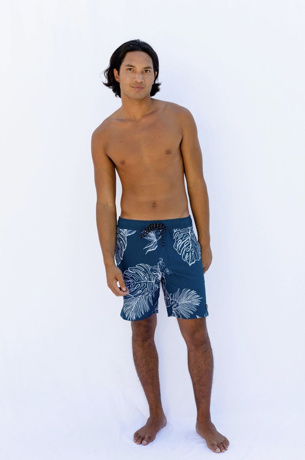 Ocean White Board Shorts