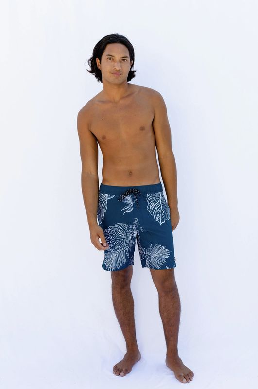 Ocean White Board Shorts