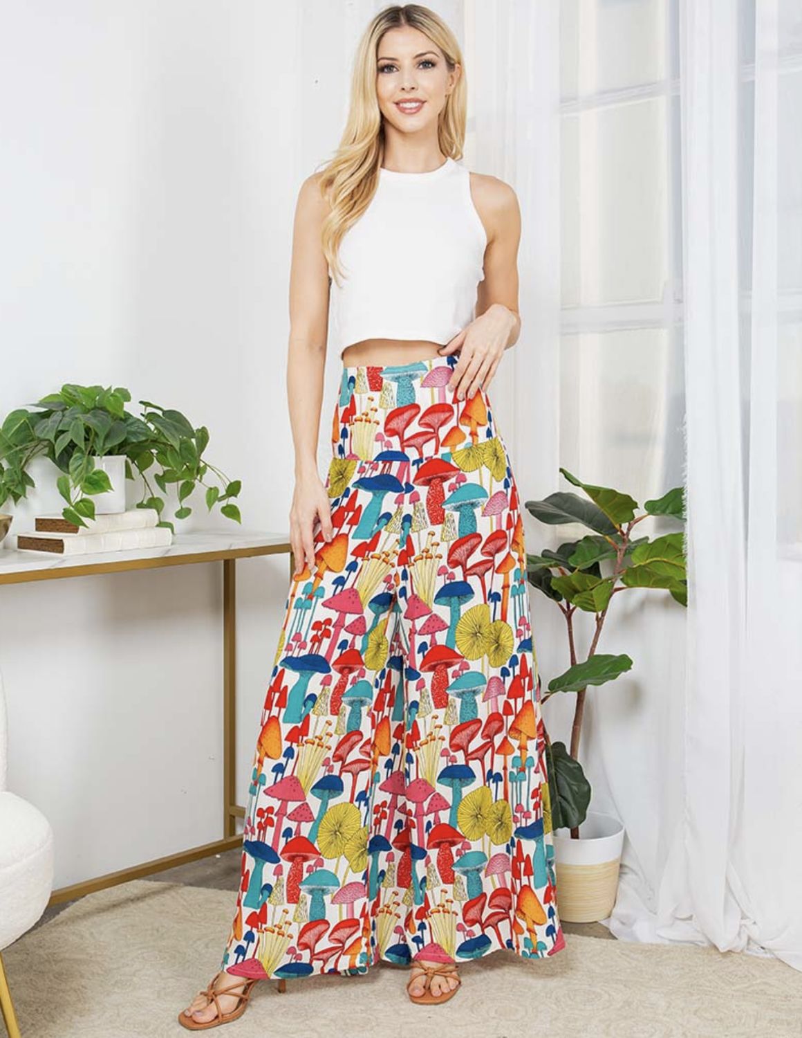 Magic Mushroom Palazzo Pant