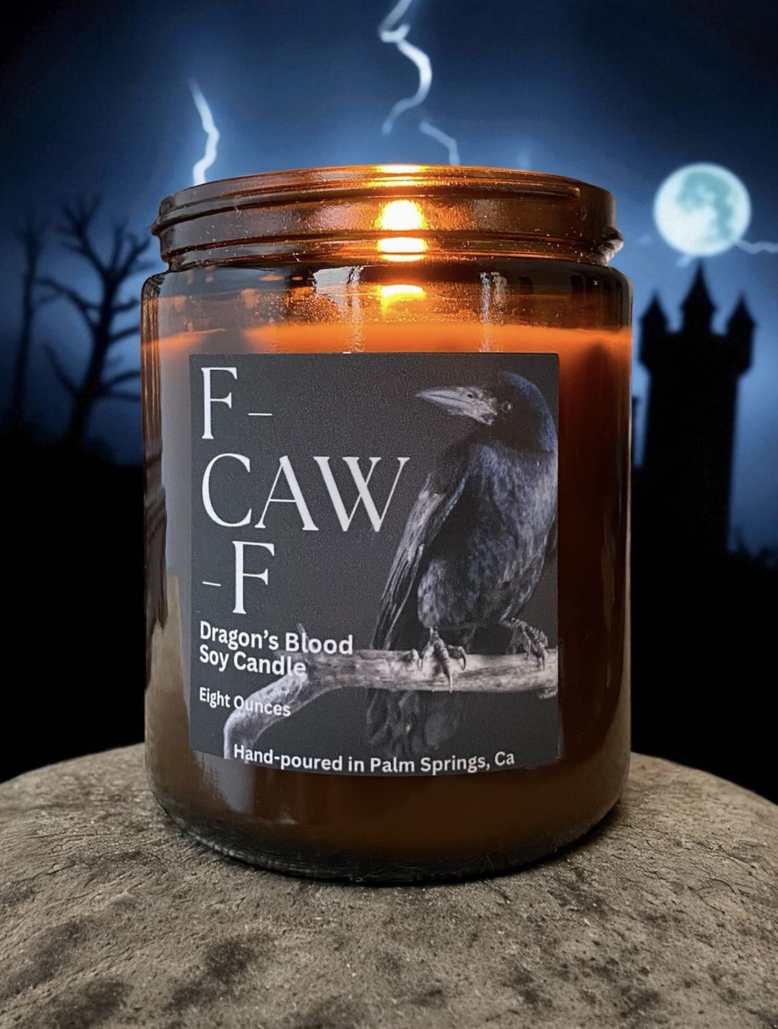 F-Caw-F Candle (Nsfw) | Dragon’S Blood Scented | Vegan