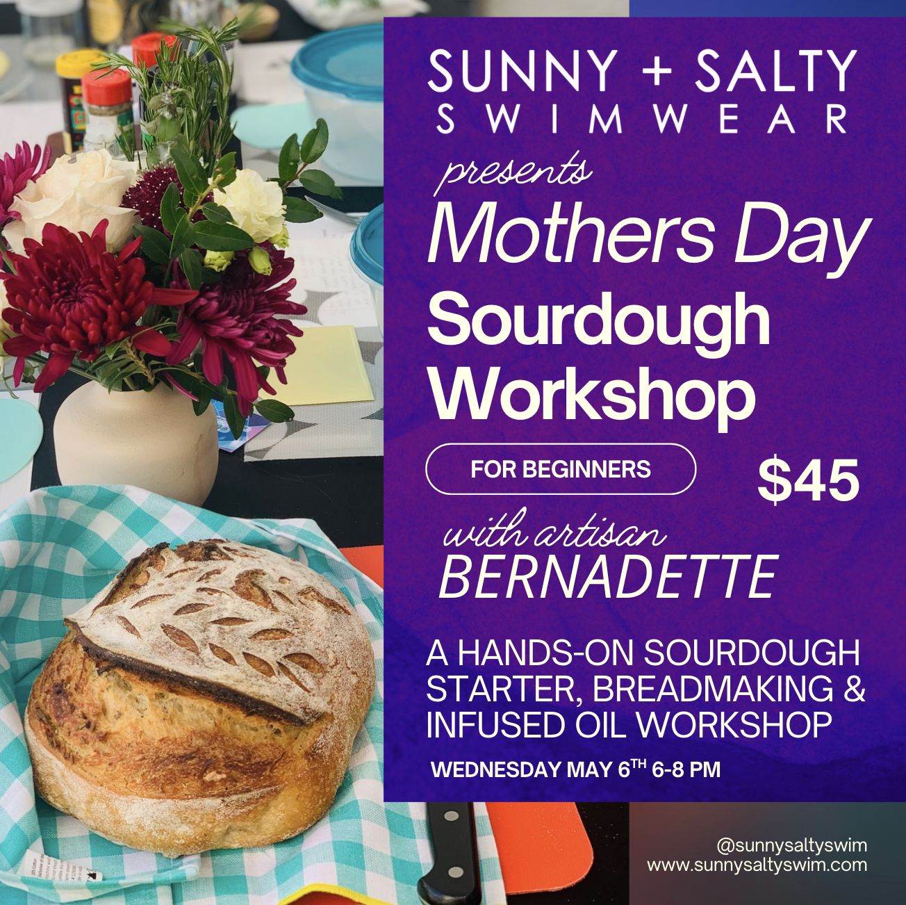 Mother's Day Sourdough Workshop