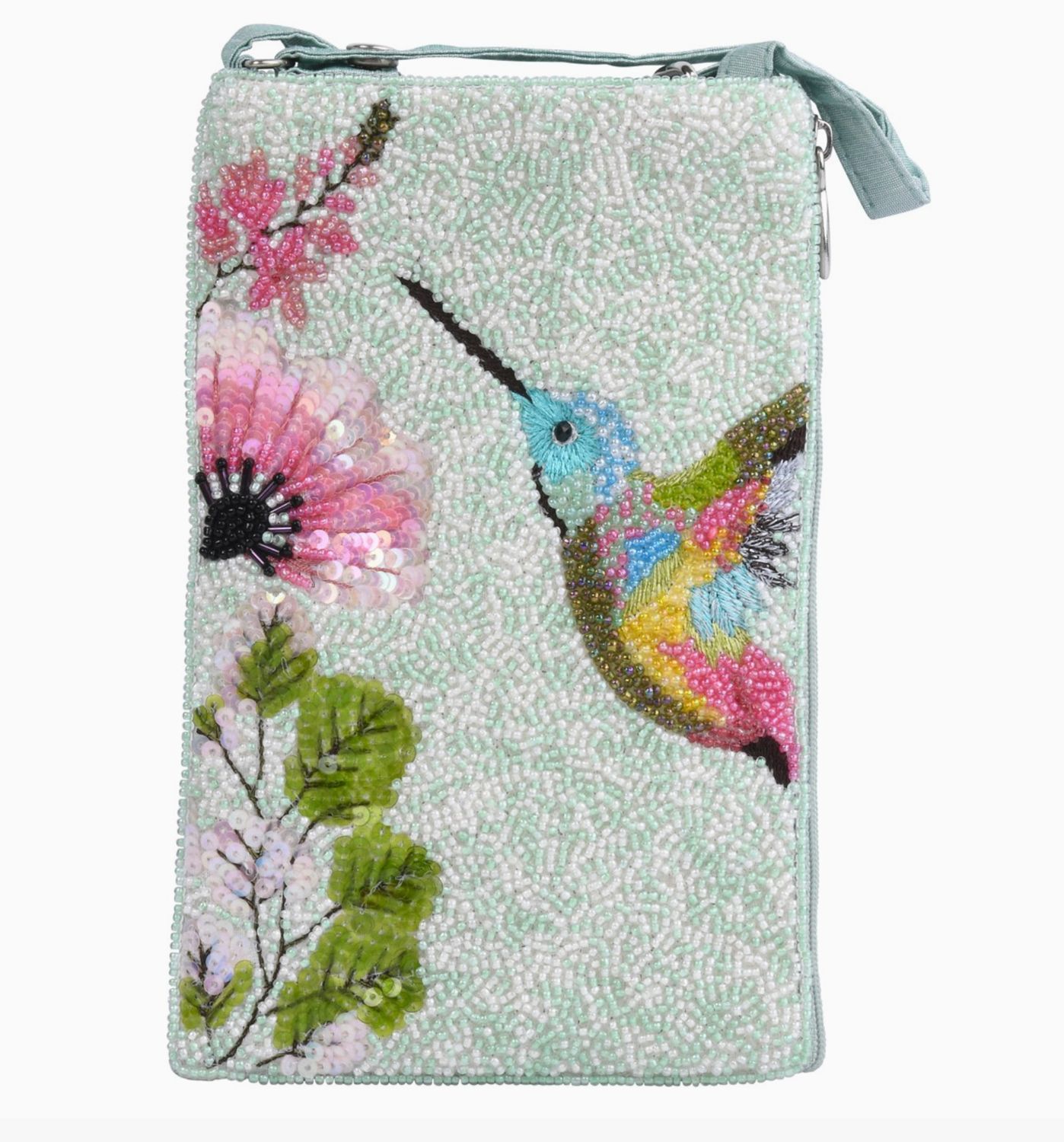 Hummingbird Hand Beaded Bag