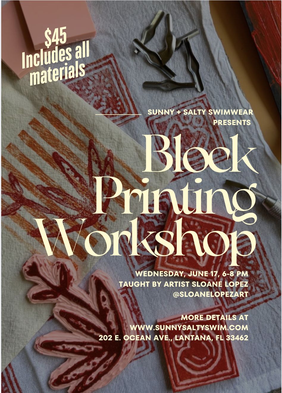 Block Printing Workshop