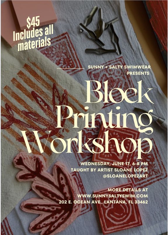 Block Printing Workshop
