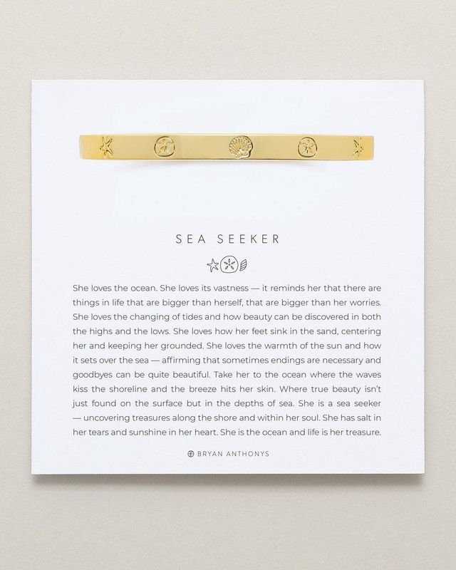 Sea Seeker Hinged Bracelet