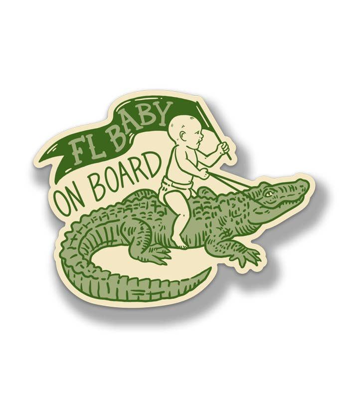 FL Baby On Board Magnet