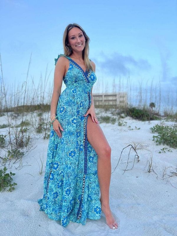 Open Front boho Dress