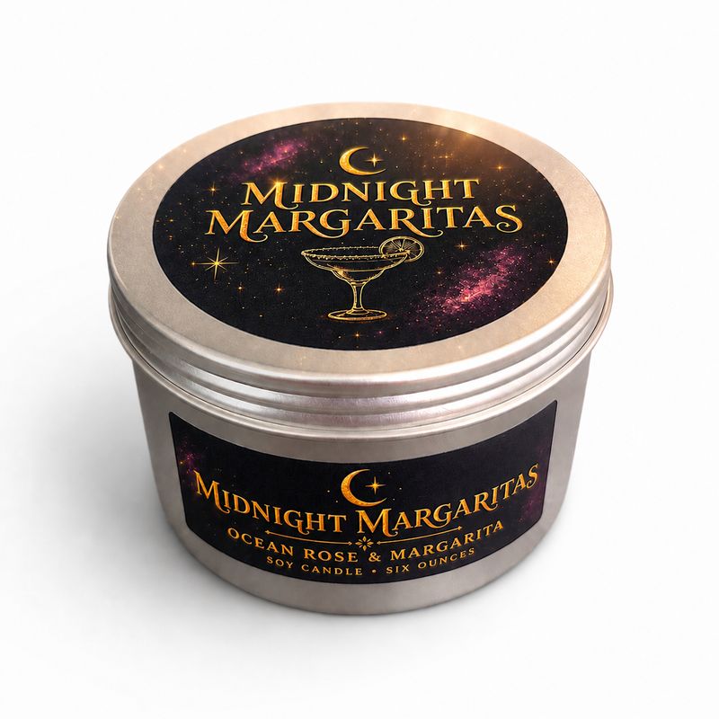 Midnight Margaritas | Soy Candle | Ocean Rose &amp; Margarita
