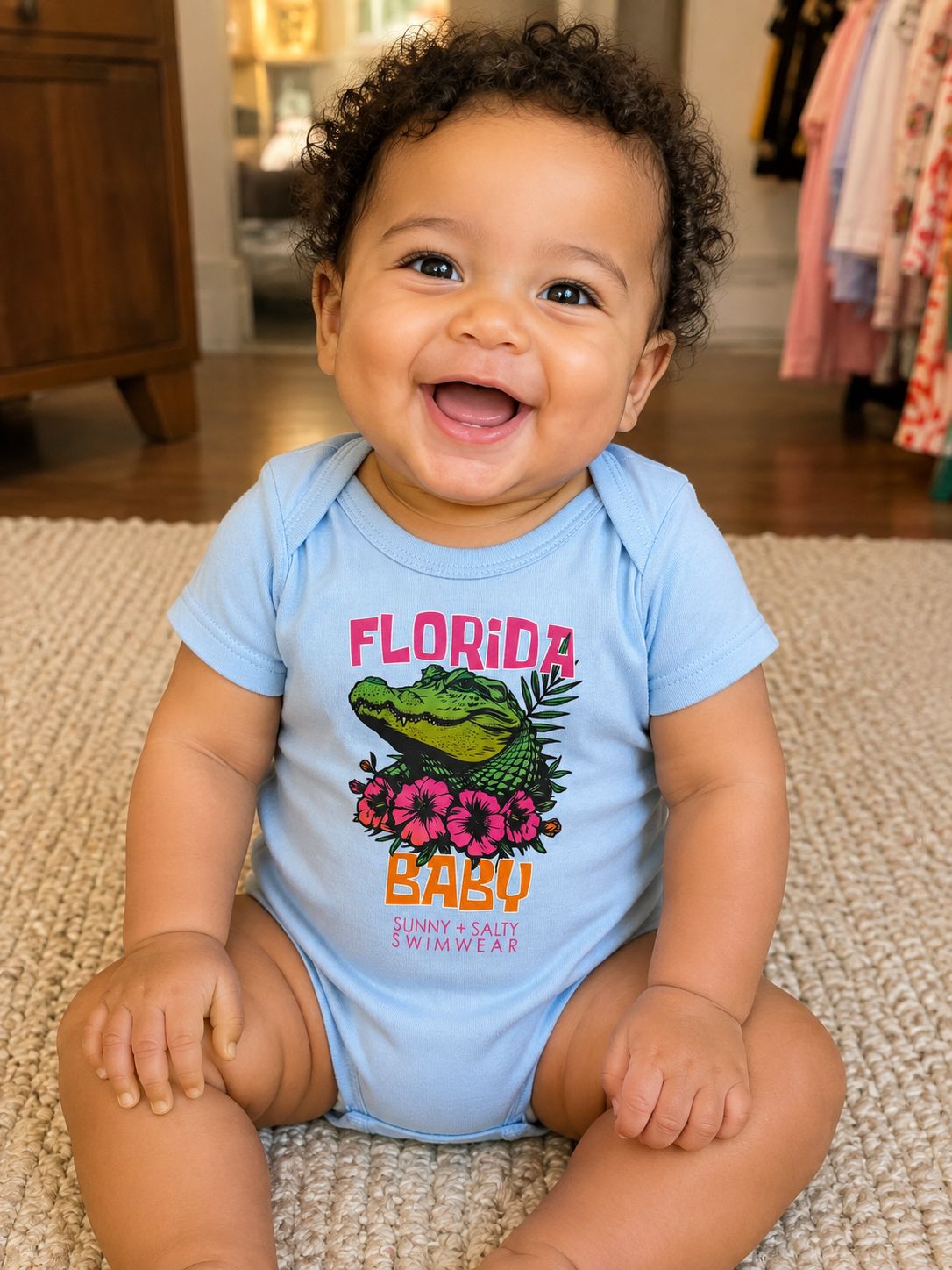 Florida Baby Onesie - Alligator