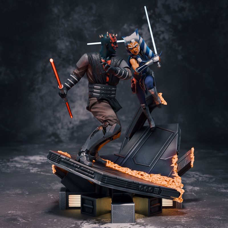 1/6 Ahsoka Vs Darth Maul Diorama 