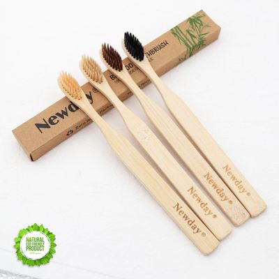 Newday EcoDent ™ Bamboo toothbrush bundle