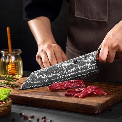 Bunka knife 8,5” 145 Layers Böhler M390 Damascus steel