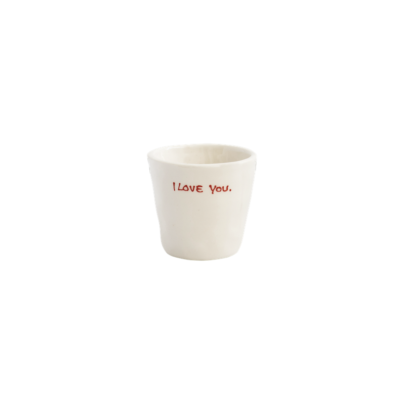 Espresso kopje met tekst