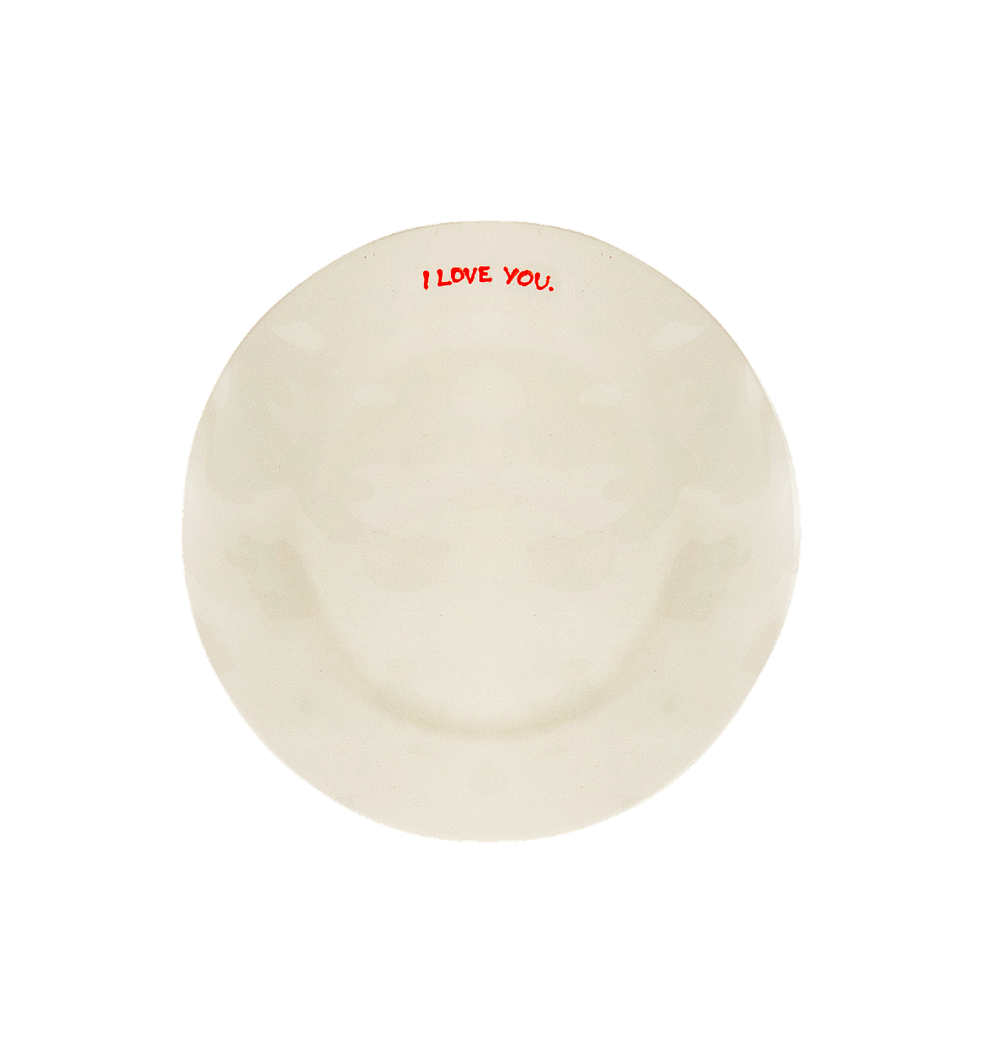 Ontbijtbord &#39;i love you&#39;