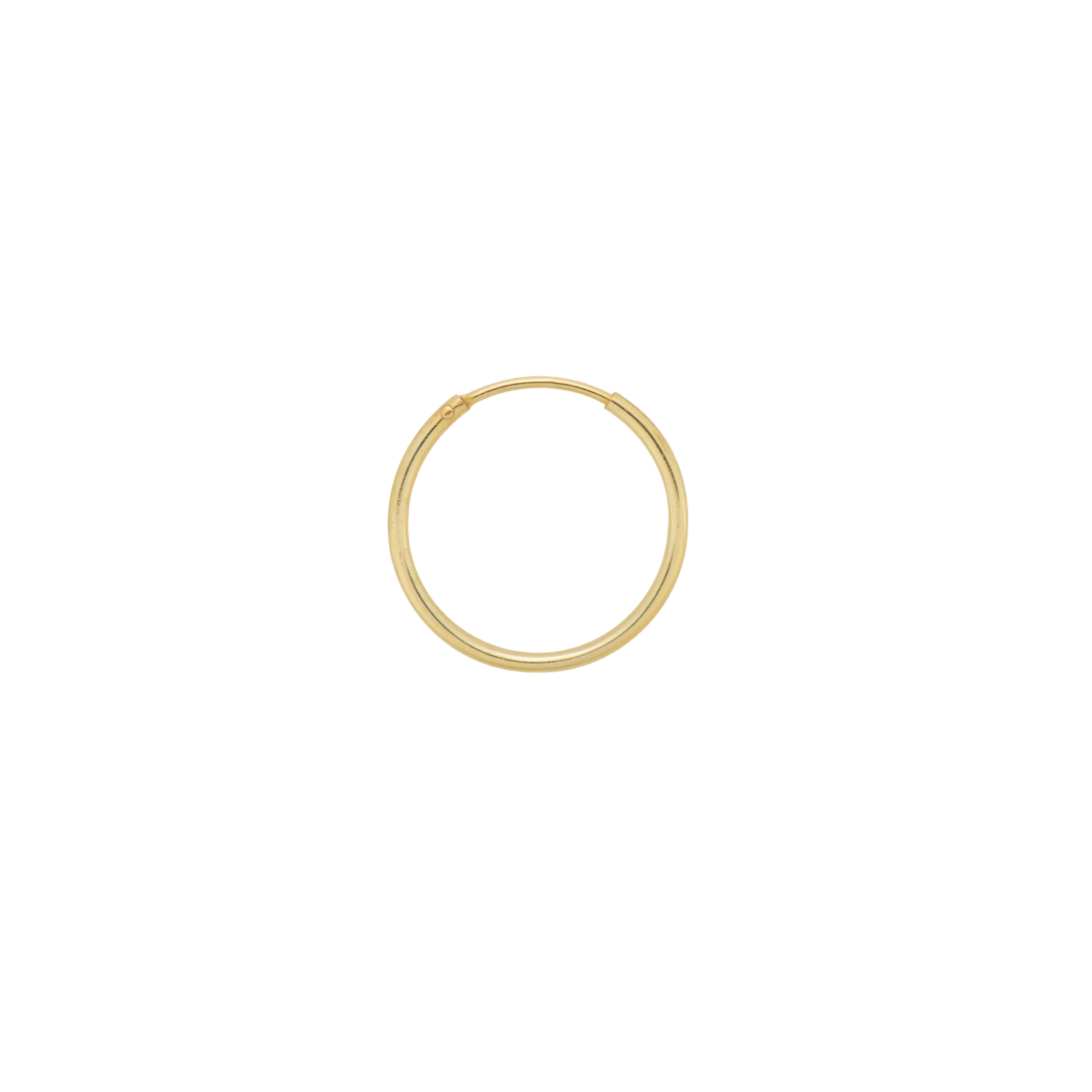 Single oorbel maat L (20mm) - goud