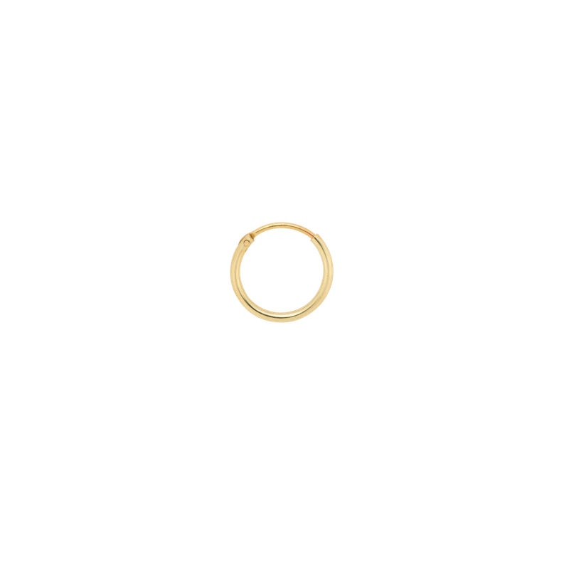 Single oorbel maat S (11mm) - goud