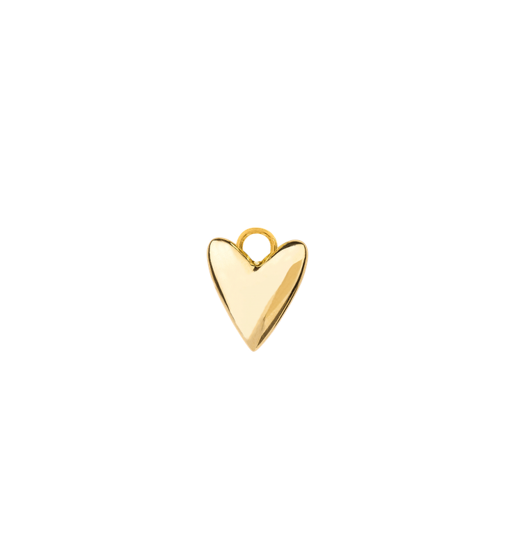 Anna + Nina &#39;heart&#39; bedel - goud
