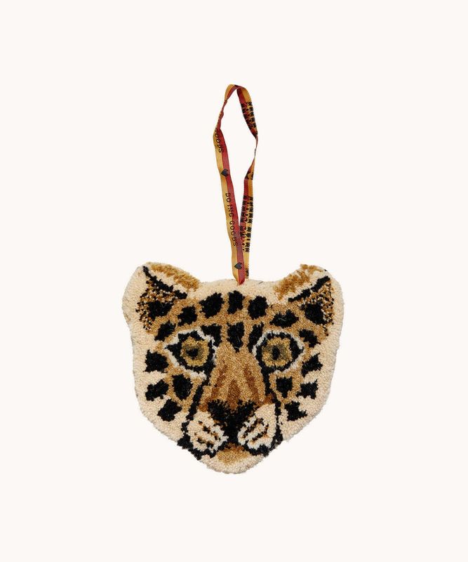 Loony Luipaard Dierenkop Hanger