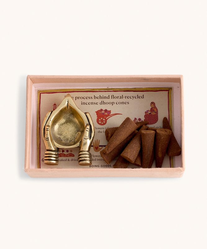 Wierookkegels Geschenkset Kaneel