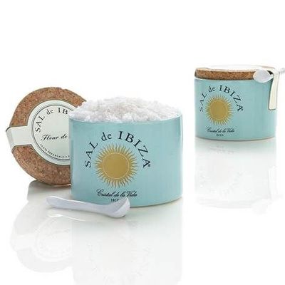 Sal de Ibiza - pot zout met lepel