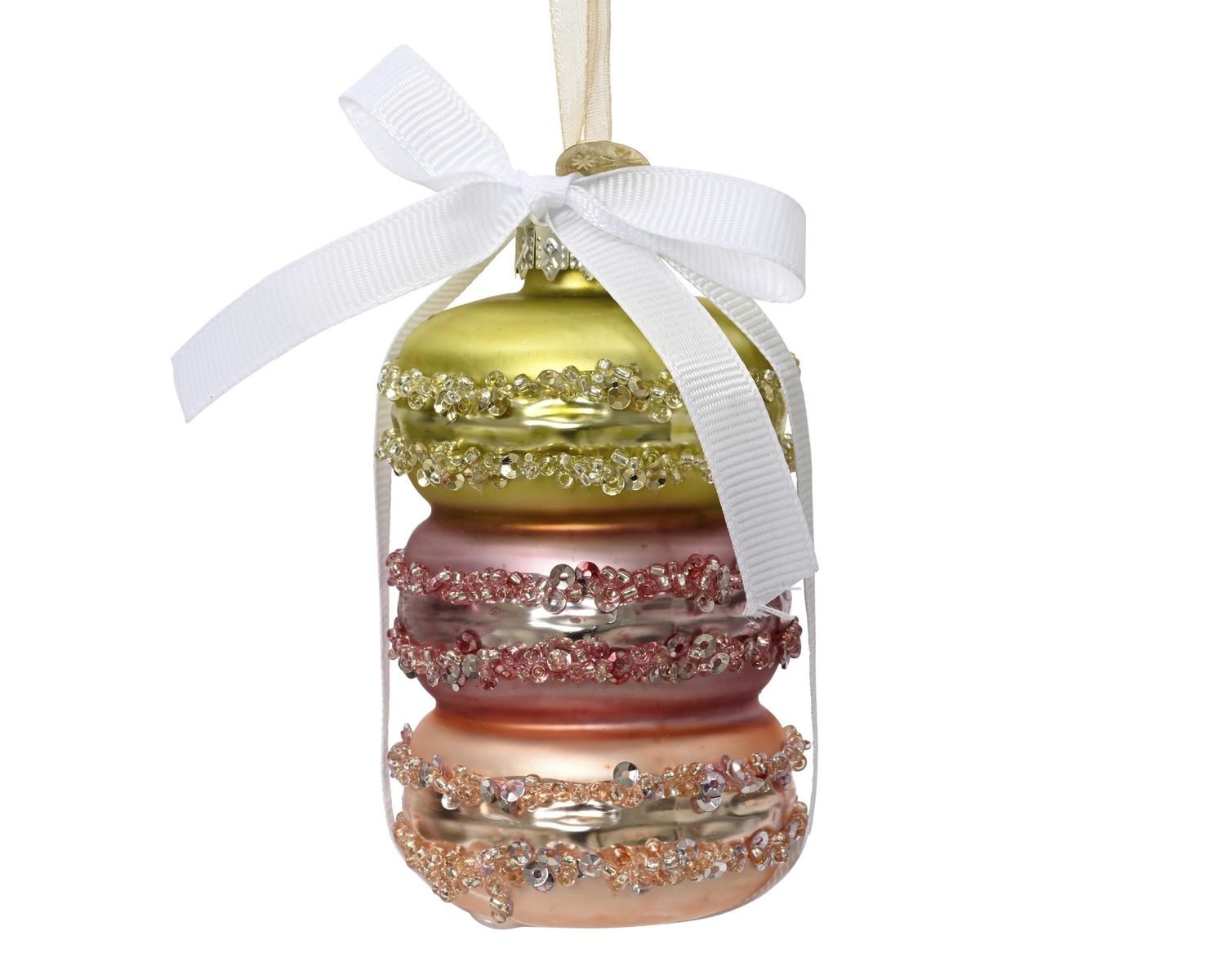 Ornament Macarons glas