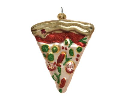 Ornament Pizza glas