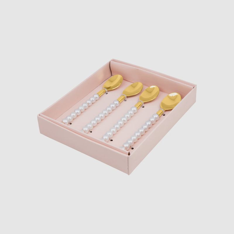 Pearl spoons - set of 4