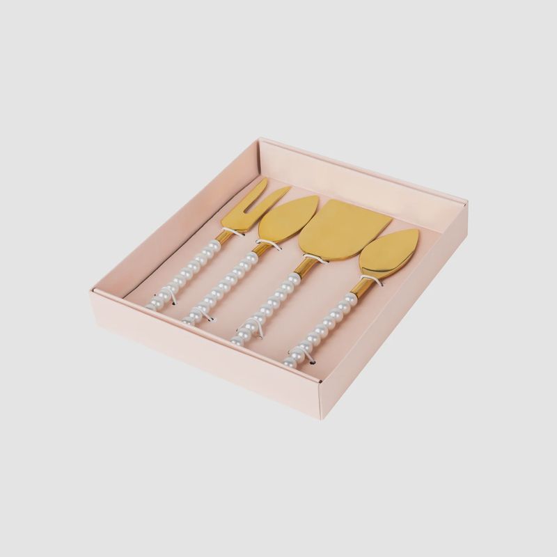 Pearl cheese knives - set of 4