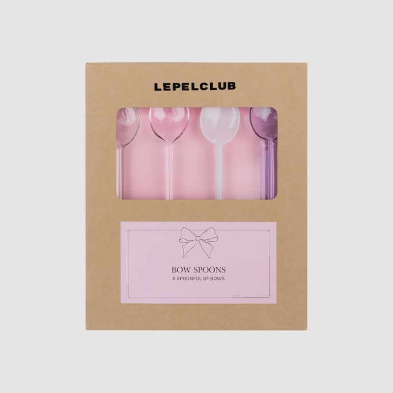 Bow spoons - set of 4